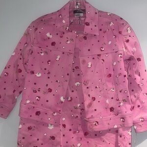 Pink Floral Jacket